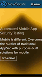 Mobile Screenshot of nowsecure.com